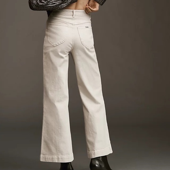 Rolla's High Rise Wide Leg Pant - Off White - Picture 3 of 10